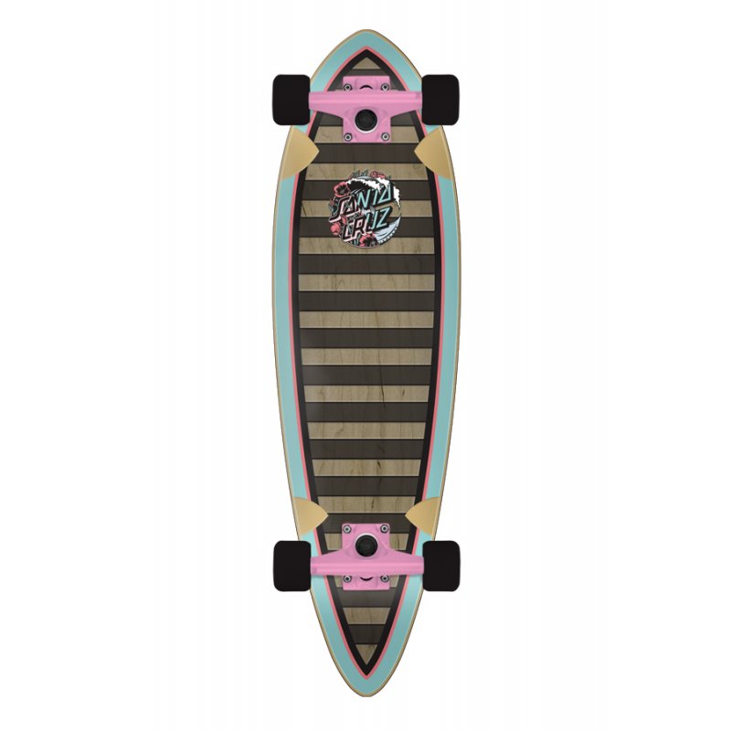 Santa Cruz Wave Dot Splice longboard completo 33 x 9.2 pollici