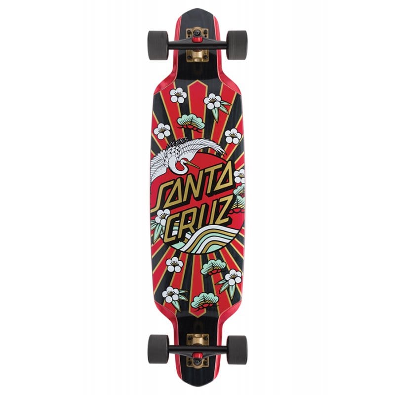 Santa Cruz Crane Dot longboard completo 37.52 x 9.50 pollici