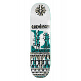 CLICHE – Pro Cliche Javier Mendizabal Griptape Art Teal/White Tavola Skateboard Deck 8.25"