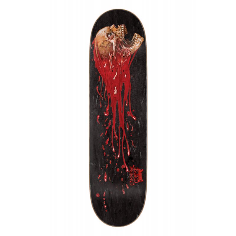 CREATURE – Team Cannibal Corpse Skull and Blood Tavola Skateboard Deck 8.53"