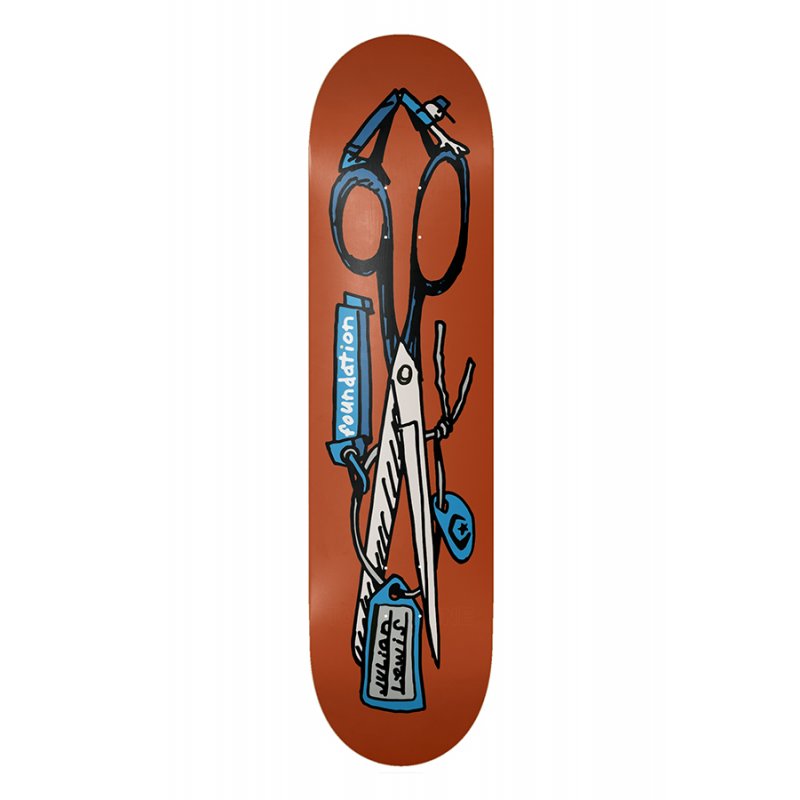 FOUNDATION – Pro Lewis Scissors Tavola Skateboard Deck 8.38"