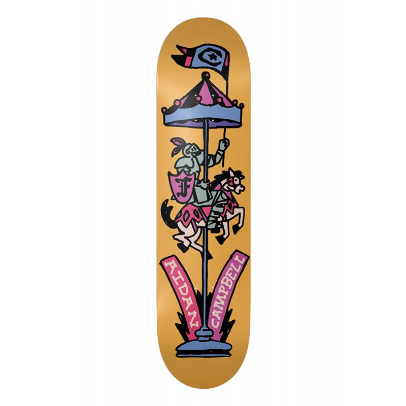 FOUNDATION – Pro Campbell Carousel Tavola Skateboard Deck 8.25"