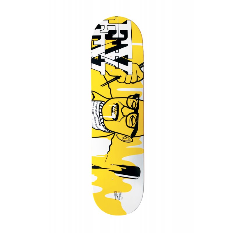 FVTVRA – Brain Lunch Yellow Tavola Skateboard Deck