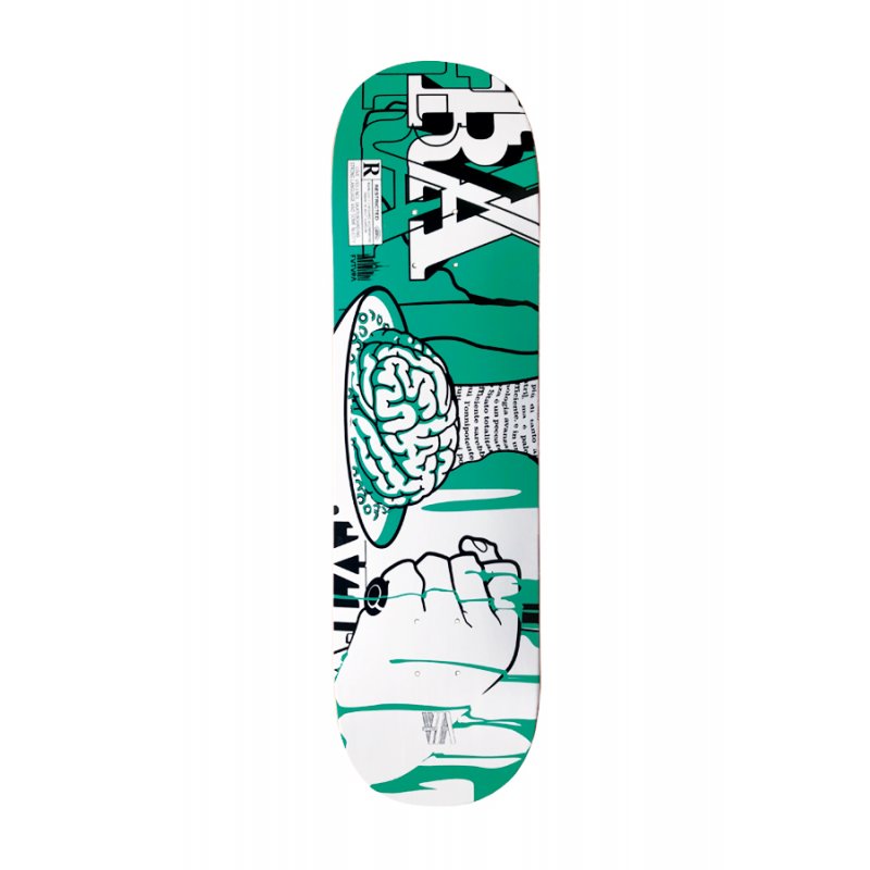 FVTVRA – Brain Lunch Green Tavola Skateboard Deck 8.5"
