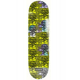 MADNESS – R7 Repeat Offender Saftey Yellow/ Holographic Tavola Skateboard Deck 8.5"