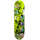 MADNESS – R7 Split Saftey Yellow/ Holographic Tavola Skateboard Deck 8.25"