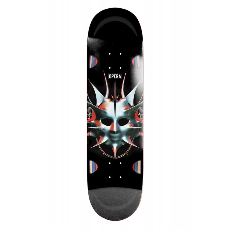 OPERA – Ex7 Team Spike 9.0 Black Tavola Skateboard Deck 9.0"
