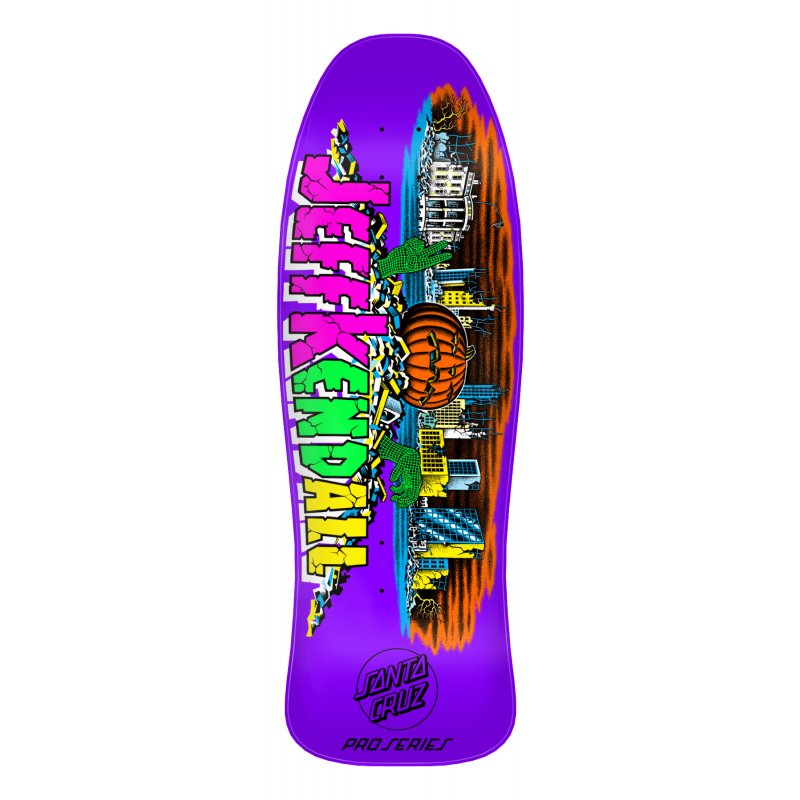 SANTA CRUZ – Kendall Pumpkin Reissue Tavola Skateboard Deck 10.0"