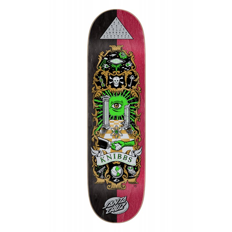 SANTA CRUZ – Pro Knibbs Cryptic Tavola Skateboard Deck 8.5"