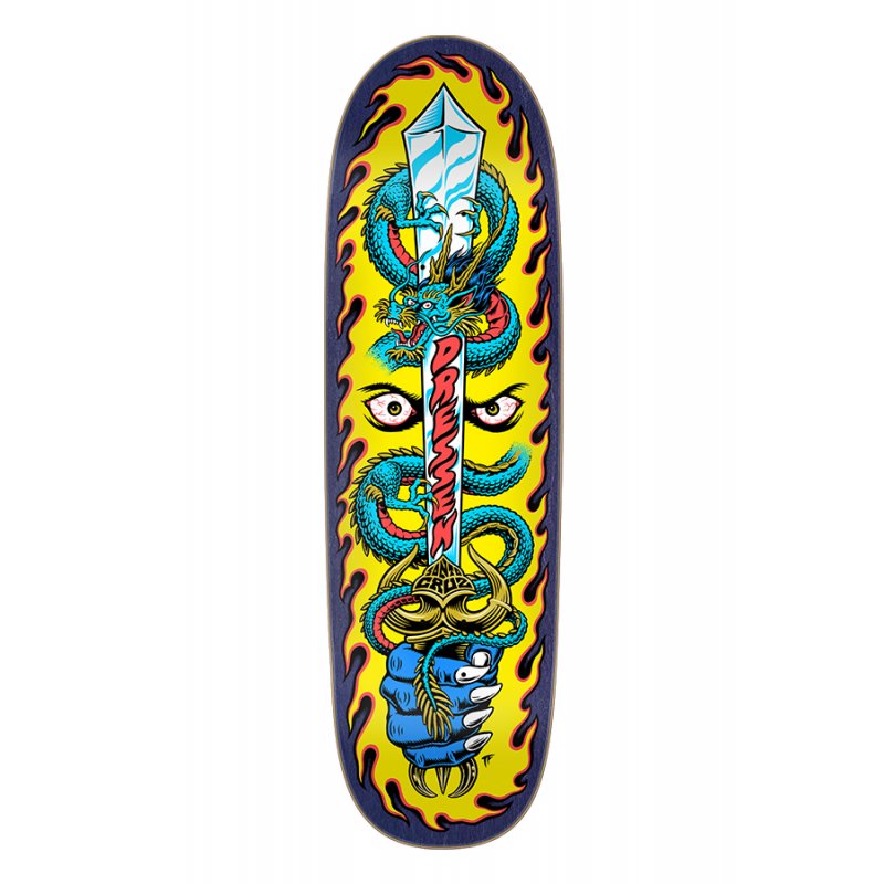 SANTA CRUZ – Pro Shaped Dressen Sword Tavola Skateboard Deck 9.25"