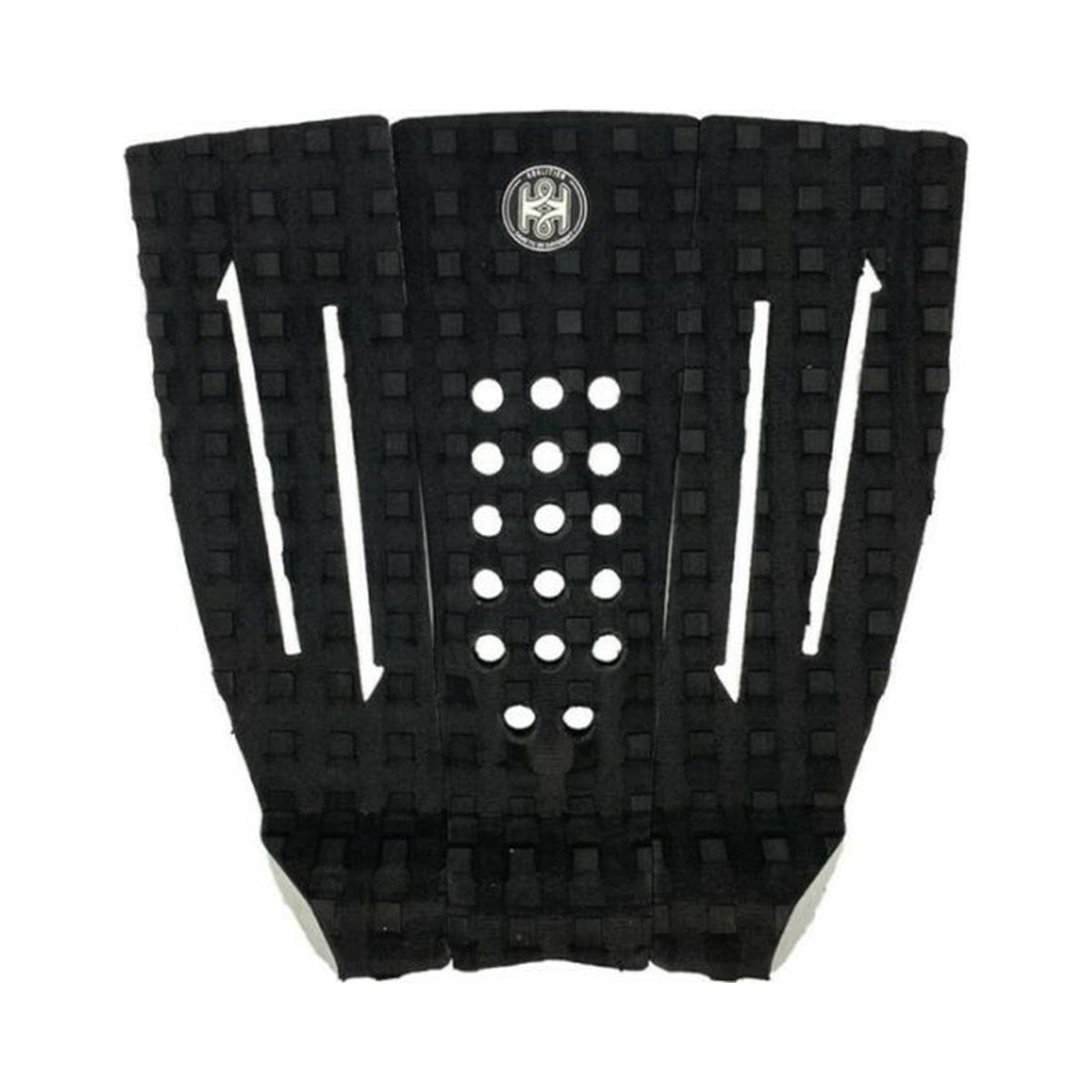KOALITION - Pad surf Randy Black 3 Pezzi, vista superiore su sfondo bianco