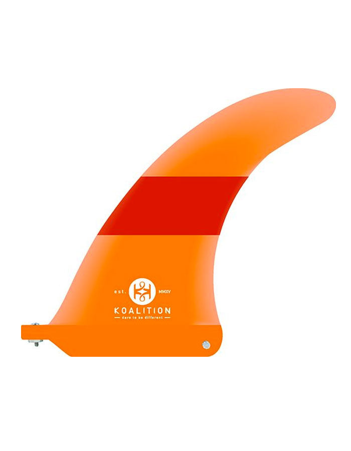 KOALITION - 7.0" Pinna Longboard Single Fin California Classic Stripe Orange