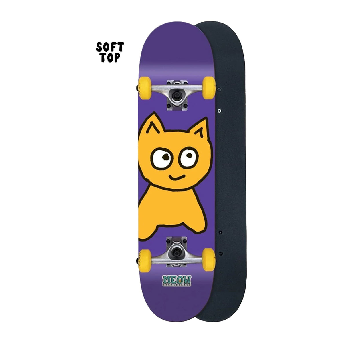 Meow – Big Cat Soft Top 7.5″ – Skateboard Completo Purple
