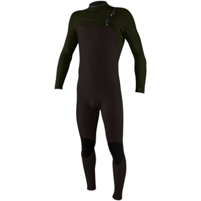 O'NEILL - Hyperfreak 4/3 + Chest Zip Full - Uomo Black/Arabic Ranger