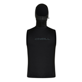 O'Neill Thermo-X gilet termico surf con cappuccio Black 5023 - vista frontale