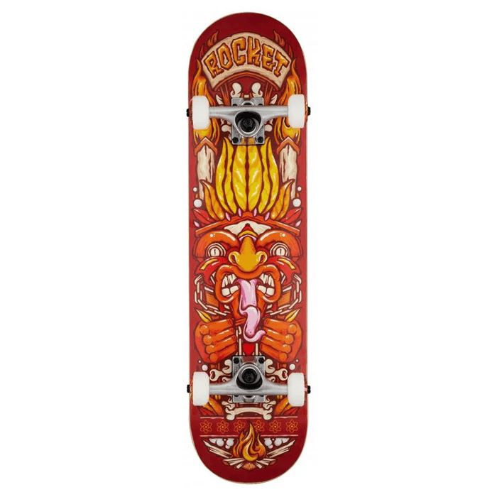 ROCKET - Skateboard Chief Pile-up Skate Completo - Red 7.75"