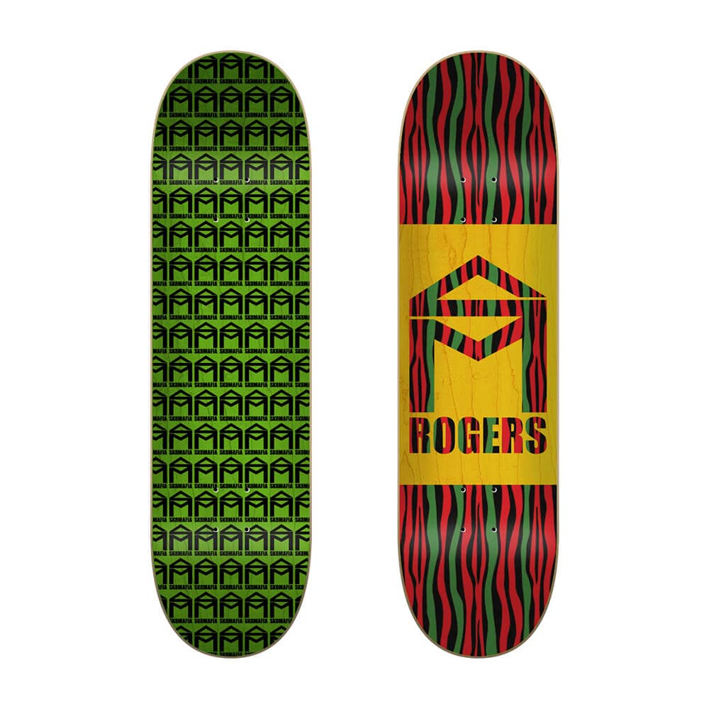 SK8MAFIA - Represent Rogers Skateboard Deck - 8.25" x 31.38"