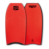 Bodyboard Sniper Theory PP Iain Pro 41, deck rosso e slick rosso