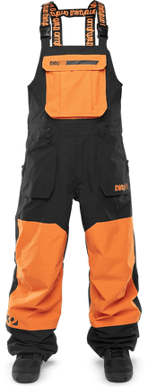THIRTYTWO – Basement Bib Pants Black/Orange