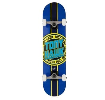 TONY HAWK - Badge Logo Skate Completo - Blue/Yellow 7.5"