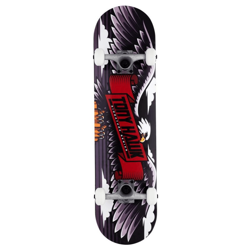 TONY HAWK - SS 180 Wingspan Skate Completo - Black/Red 8"