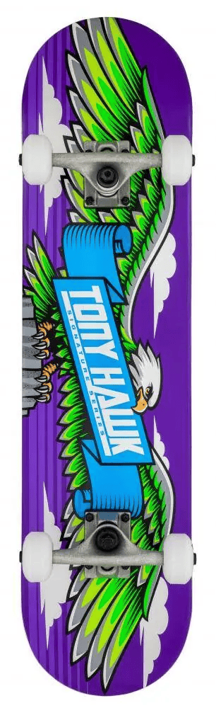 TONY HAWK - SS 180 Wingspan Skate Completo - Purple 7.75"