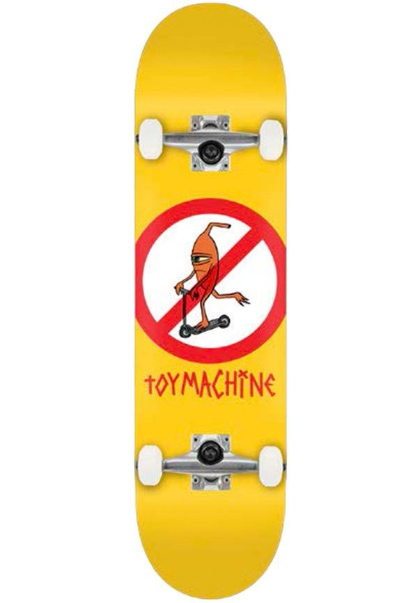 Toy Machine- No Scooter Yellow Complete Skateboard 8"