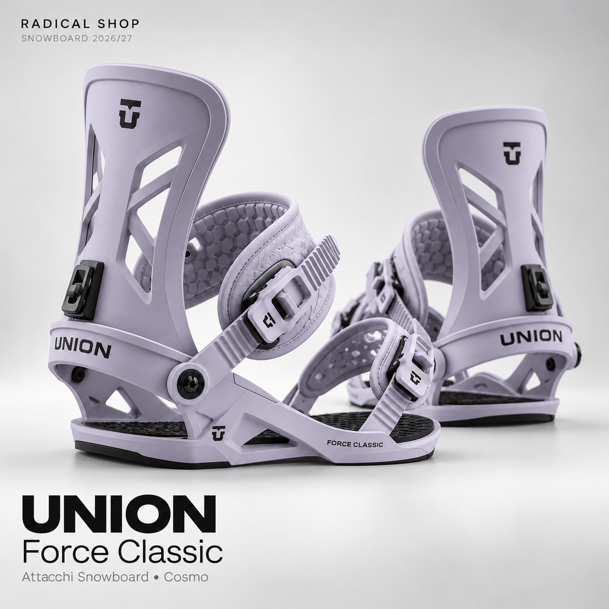 Visual editoriale illustrativo Radical Shop - union force classic cosmo
