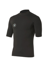 VISSLA - 7 Seas Short Sleeve Wetsuit Jacket - 1mm Black