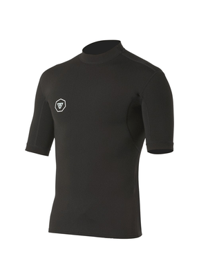 VISSLA - 7 Seas Short Sleeve Wetsuit Jacket - 1mm Black