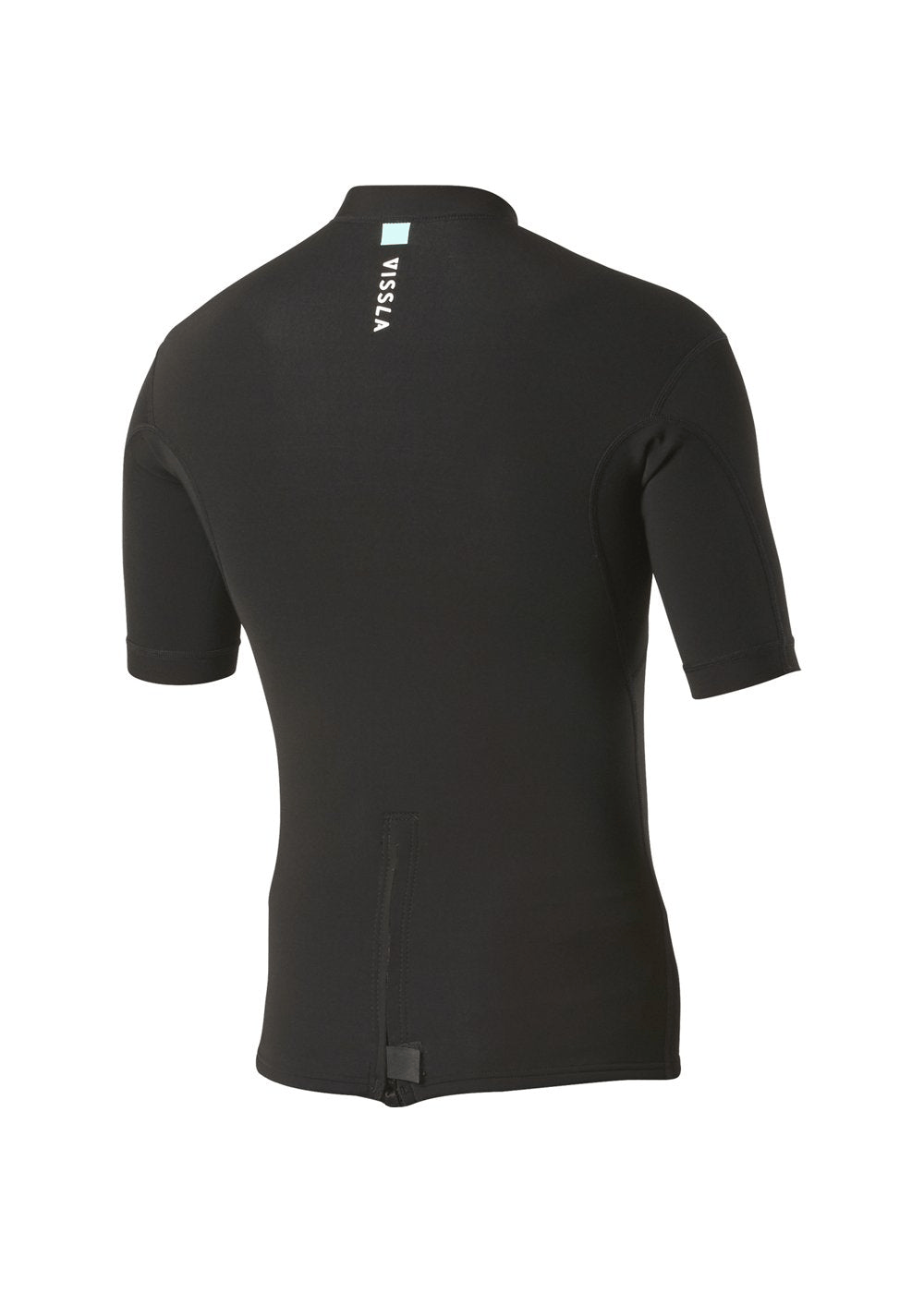 VISSLA - 7 Seas Short Sleeve Wetsuit Jacket - 1mm Black