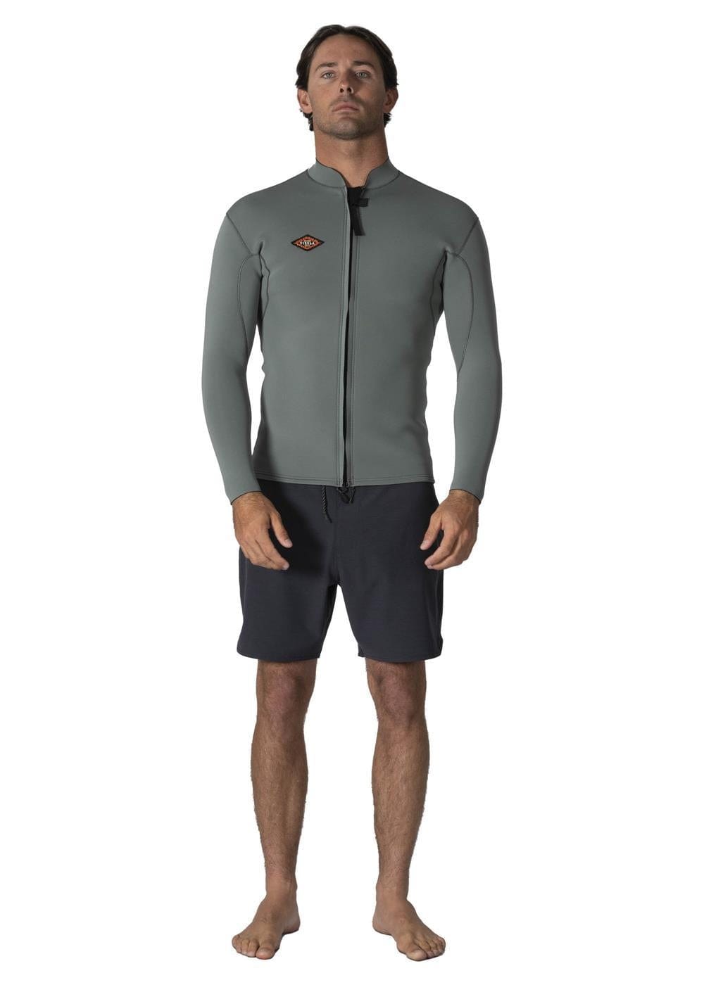 VISSLA - Solid Sets Front Zip Wetsuit Jacket - 2mm