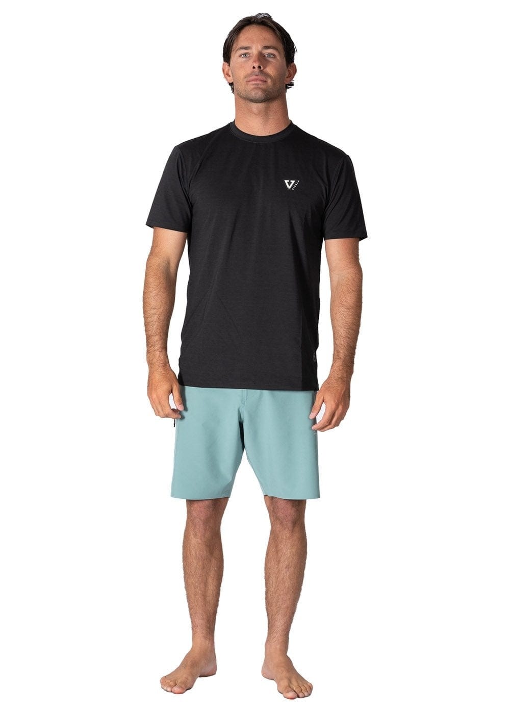 VISSLA - Twisted Eco Ss Sun Shirt Black