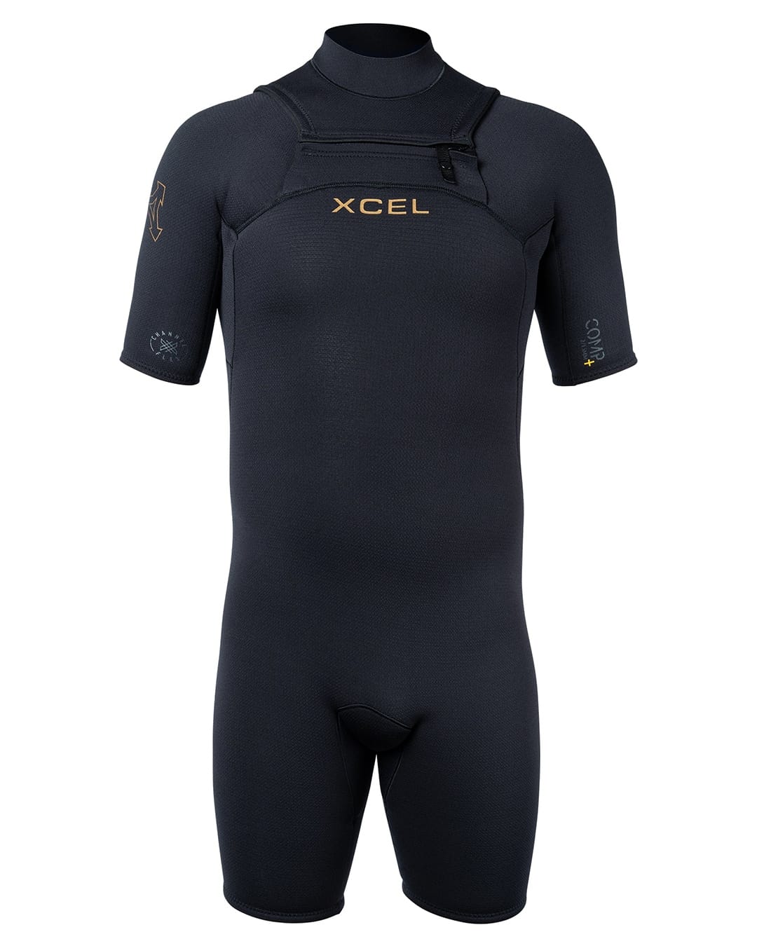 XCEL - Comp + 2/1.5mm Chest Zip Short Sleeve Springsuit