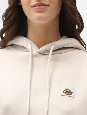 Dickies Felpa Donna Cropped Con Cappuccio Oakport Ecru