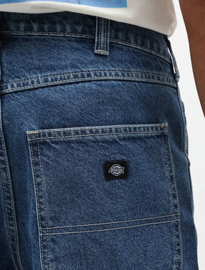 DICKIES - Garyville Denim Carpenter Pant Uomo - Classic Blue