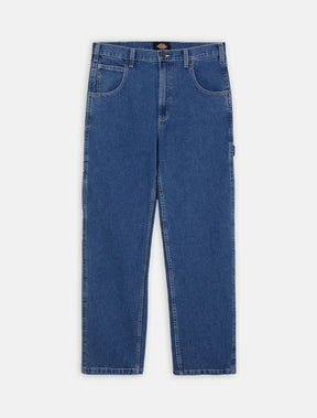 DICKIES - Garyville Denim Carpenter Pant Uomo - Classic Blue