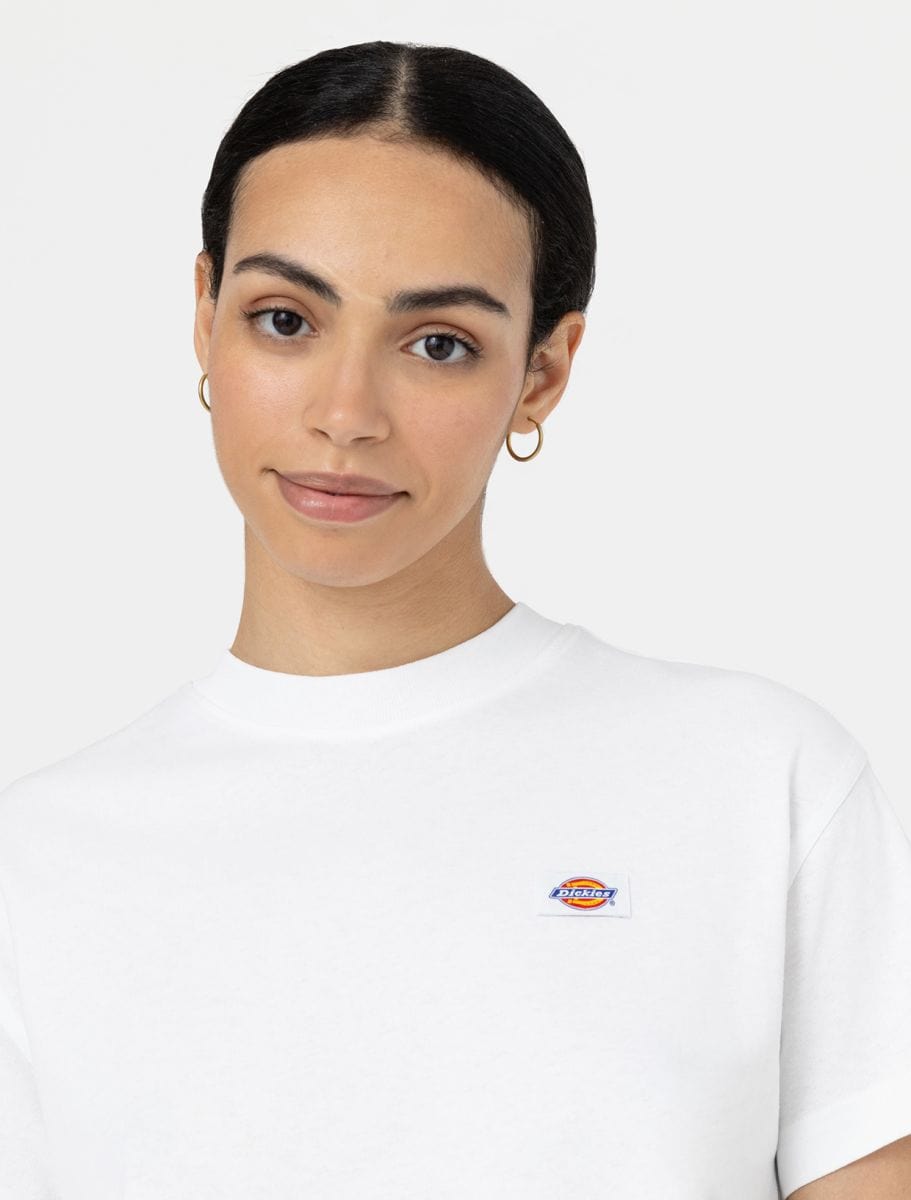 Dickies T-Shirt Donna Oakport A Maniche Corte White