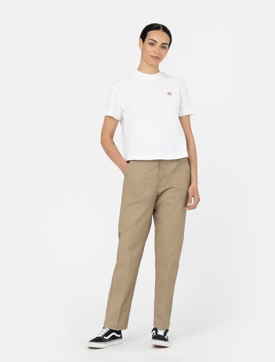 Dickies T-Shirt Donna Oakport A Maniche Corte White