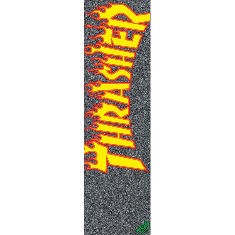 Mob - Thrasher Yellow And Orange Flame 9In X 33In