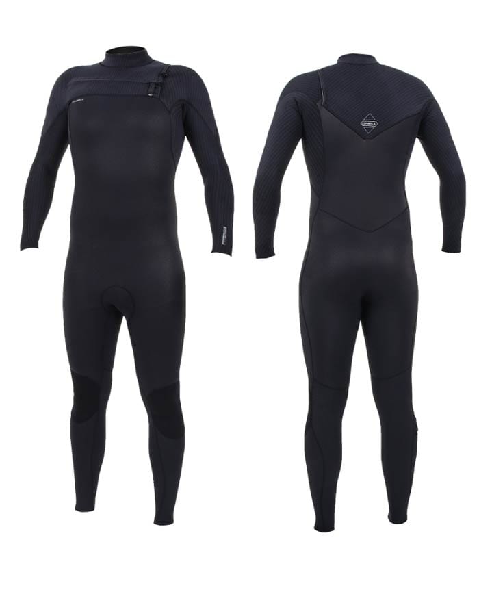 O'NEILL - Hyperfreak 4/3+ Muta Surf Uomo Chest Zip - Black/Black