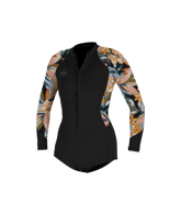 O'Neill Wms Bahia 2/1Mm Front Zip L/S Short Spring