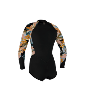 O'Neill Wms Bahia 2/1Mm Front Zip L/S Short Spring