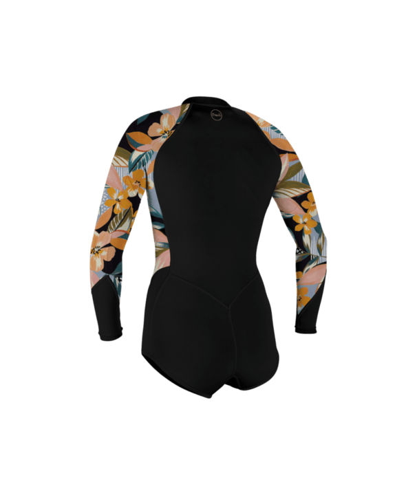 O'Neill Wms Bahia 2/1Mm Front Zip L/S Short Spring