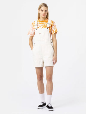 Salopette Dickies Duck Canvas Short Bib Woman Sw Cloud