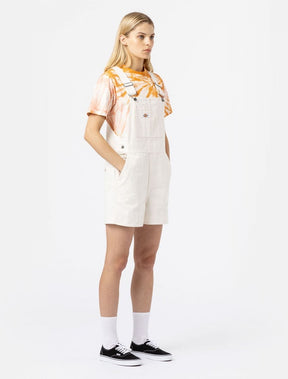 Salopette Dickies Duck Canvas Short Bib Woman Sw Cloud