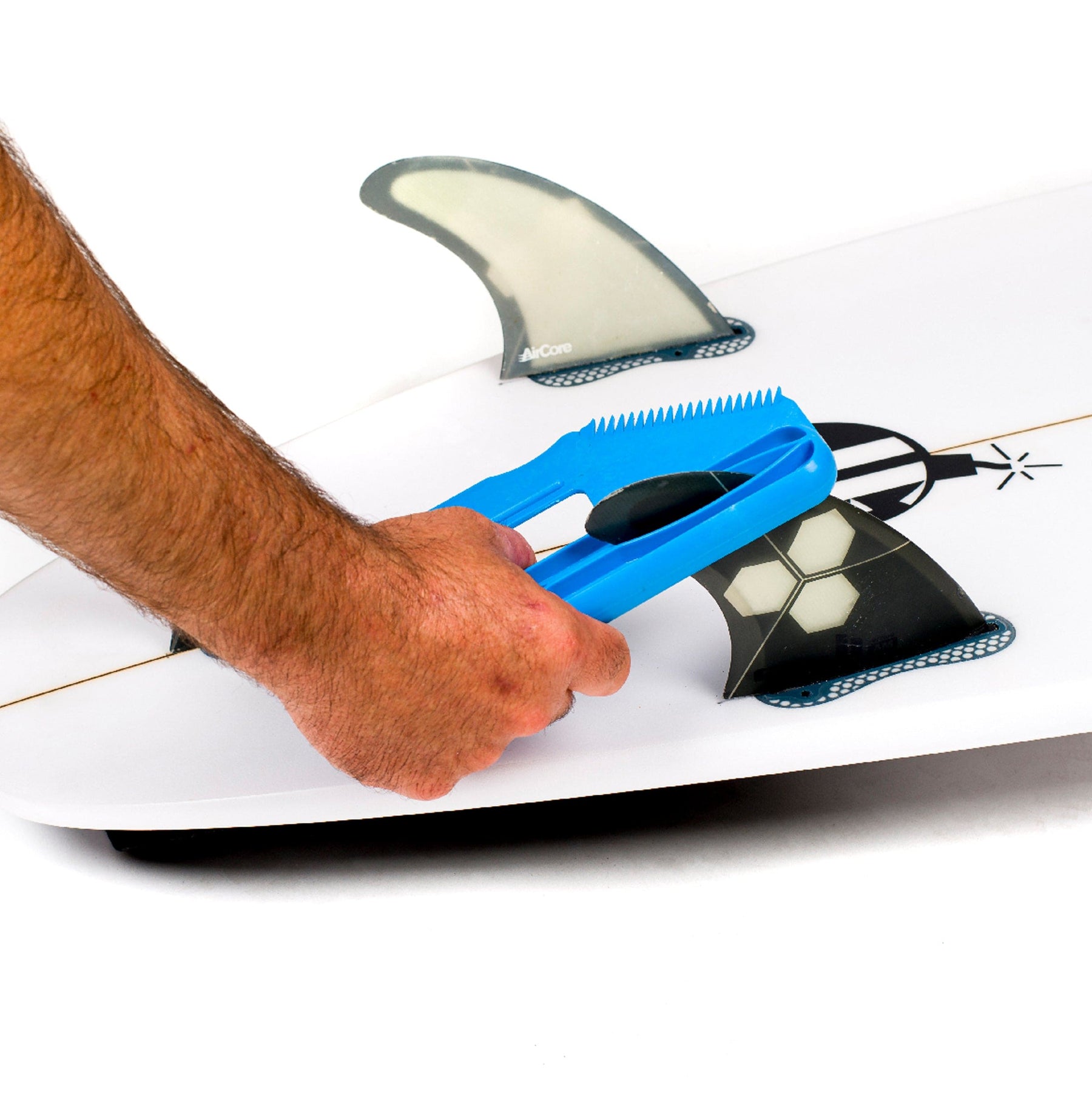 Surf Logic Wax & Fin Tool Black